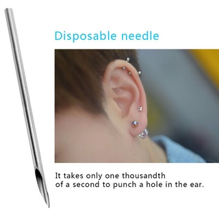 [0913] agujas desechables estériles para piercing de cuerpo para ombligo oreja nariz tatuaje piercing