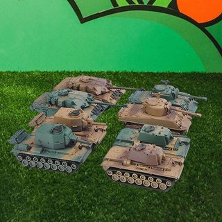 (Anna Tienda Oficial) 8pzas 4d 1:72 piezas set De Tanque De construccion Para la construcción De arena Modelo rompecabezas army batalla Tanque Para juguetes De escritorio