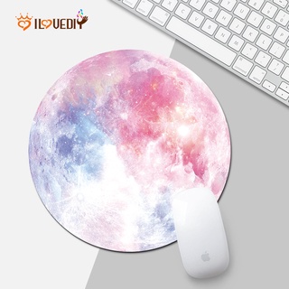 Beautiful Cartoon Animal Printed Mouse Pads / Home Office Desk Round Mouse Mat / Non-Slip Precision Gaming Mice Pad / Computer Laptop Notebook Desktop PC Waterproof Mousepads
