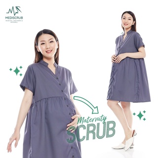 Mediscrub - vestido de maternidad exfoliante para embarazadas ropa de trabajo médico enfermera