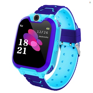 Kids Smart Watch 1.54 inches Touch Screen GPS Tracker SOS Call Game Voice Chat Camera IP65 Waterproof Wristwatch for Boys Girls Gifts (1)