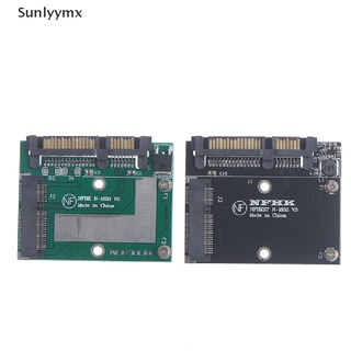 [SXM] Half height MSATA Mini Pcie SSD To 2.5'' SATA3 6.0gps Adapter Converter Card UYK