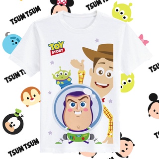 Verano de media manga Toy Story Toy Story Hu Di Buzz Lightyear niños de manga corta T-shirt lindo padre-hijo desgaste