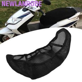 Fundas para asiento de motocicleta newlanrode 3 dimensiones transpirables malla de malla negro reemplazo para VESPA Gts300 (6)