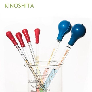 kinoshita suministros de laboratorio pipettors con escala de goma cabeza escala gotero azul experimento 10ml pipeta pipeta vidrio