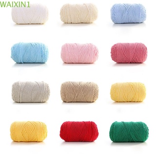 HEEBII 100grams Warm Wool Yarn Soft Hand Knitting Cotton DIY Coat Sweater Hand-woven Solid Color Thick Crochet