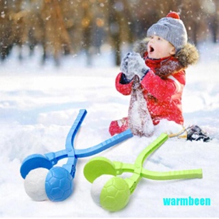 Warmbeen lindo fútbol bola de nieve Clip niños invierno deportes al aire libre nieve arena molde lucha juguete
