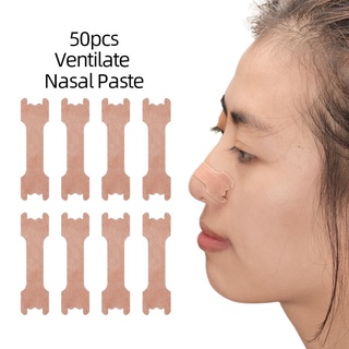 Varillas nasales transpirables de ventilación para la congestión Nasal nocturna