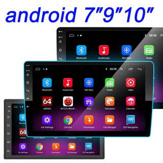 Radio De Coche Android Player 7 Pulgadas 9 10 Doble din Bluetooth Reproductor Multimedia GPS WIFI