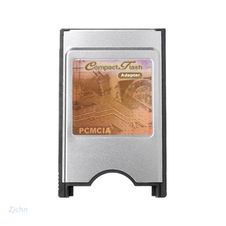 zjchn compact flash cf a pc tarjeta pcmcia adaptador lector de tarjetas para portátil notebook nuevo