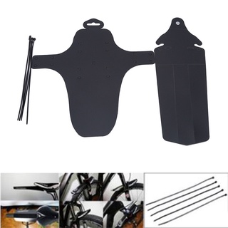 Fender accesorios de bicicleta negro bicicleta rueda guardabarros placa guardabarros (1)
