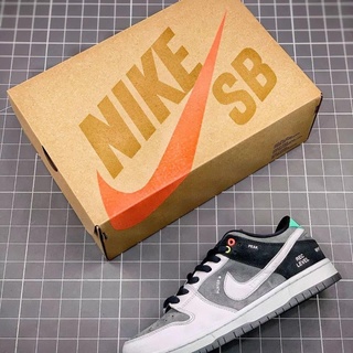 In Stock SB DUNK Joint Low Camera Camcorder Black and White Gray Men's and Women's Casual Shoes