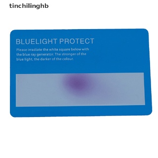 [tinchilinghb] 1pcs linternas anti luz azul y 1pcs tarjeta led plástico antorcha gafas de luz prueba [caliente]