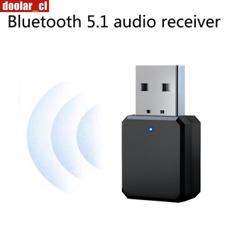 KN318 Bluetooth 5.1 Receptor De Audio De Doble Salida AUX USB Estéreo Coche Manos Libres Llamada DOOLAR