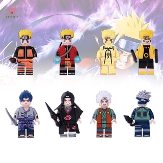 Bloques de Lego Naruto / Sasuke Bloques de construcción Muñeca de juguete Decoración de regalo para niños Niños