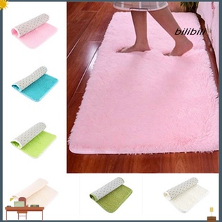 bilibili color caramelo suave antideslizante alfombra flokati shaggy alfombra sala de estar dormitorio piso alfombra (1)