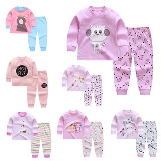 Pijama de bebé niña Baju Tidur pijama conjuntos de 1-8 años