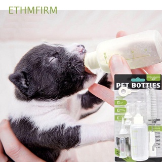 ETHMFIRM 60ml Small Animals Pet Nursing Puppy Milk Bottle Pet Feeding Bottle Kits Rabbits Newborn Mini Nipple Feeding Tool Kitten Replacement