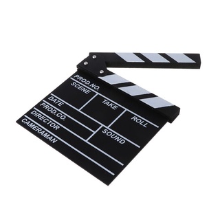 dmessi Film Director's Clapper Board HOLLYWOOD Movie Scene Clapboard Photography Props (7)
