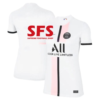 [SFS] Camiseta De Fútbol De Calidad Superior 21-22 PSG Paris Home Away Tercera Mujer/Deportiva/Versión S-2XL (4)
