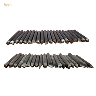 aquí 20 piezas de acero punzones de flores punch set de sellos de joyería de metal herramientas de estampado de bricolaje herramienta de manualidades