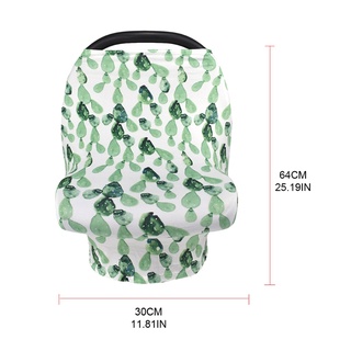 FL multifuncional cubierta de lactancia materna bufanda bebé asiento de coche cubre dosel (2)