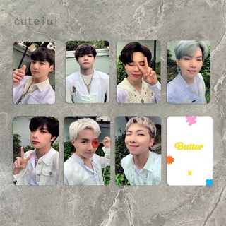 7 unids/set KPOP BTS Photocards mantequilla álbum Lomo tarjetas Jimin V Jungkook RM Jin Suga JHope tarjeta pequeña postales papel