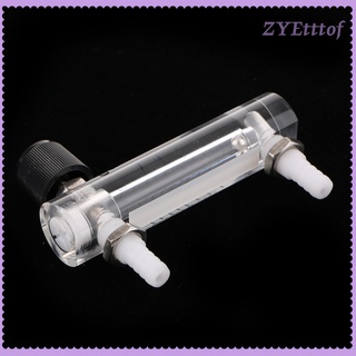 1-10LPM Tube Type Oxygen Flowmeter W/ Control Valve for Air 8mm Hose