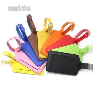 Cozinha personalidad portátil bolsa accesorios suministros de viaje cuero maleta etiqueta equipaje etiqueta/Multicolor