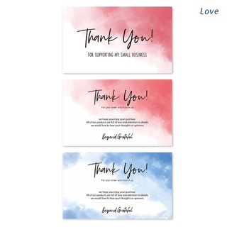 Love 30Pcs Thank You Cards For Supporting My Small Business Cards Business Card Size for Online Retailer Small Business Owner