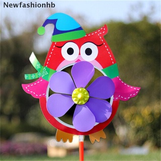 (newfashionhb) molino de viento de plástico spinner lindo de dibujos animados animales de los niños juguetes al aire libre en venta