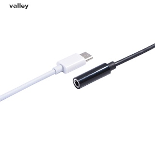 Valley Type-C A 3.5mm cable Adaptador USB 3.1 Tipo Macho 3.5 AUX CL