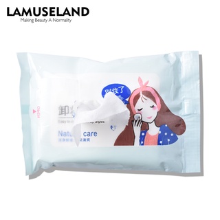 Lamuseland 25Pcs/pack of Cute Pink Deep Cleansing, Gentle, Non-Irritating, No Residue, Simple and Easy To Use Makeup Remover Wipes #bqy6584-Hc6591