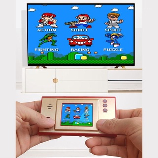 Wuli Retro Mini consola de juegos, consola de juegos de mano, 620 juegos clásicos con ventilador USB, batería recargable de 800 mah (1)