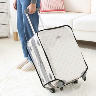 transparente pvc trolley maleta cubierta a prueba de polvo cubierta de equipaje impermeable cubierta protectora de equipaje caso de viaje 20-30inch (2)