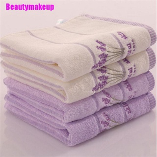 Beautymakeup juego De toalla De algodón cara con Bordado Lavanda Para Aromaterapia