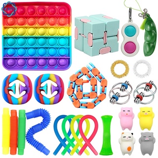 Kit de juguetes fidget/pop it anti estrés