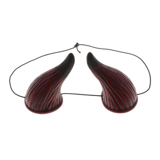 Men Women Ox Horn Headband Elastic Hair Accessories Kit Cosplay Dress Gift (4)