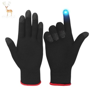 Fss guantes de pantalla táctil para juegos Unisex cálidos transpirables ultrafinos de 5 dedos antideslizantes a prueba de sudor
