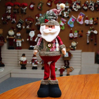 Standing Doll Snowman Elk Christmas Toy Doll Santa Claus for Home Xmas Party Supplies Decor (4)