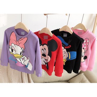 MYBABY - suéter de algodón para niñas, diseño de manga larga, Casual