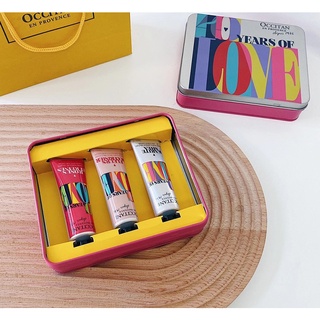 L'Occitane nueva caja de regalo de crema de manos conmemorativa limitada LOVE set de tres piezas (3)