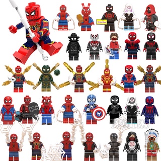 Minifiguras Spiderman Lego Vengadores Marvel Película Super Heroes Bloques De Construcción Juguetes (1)