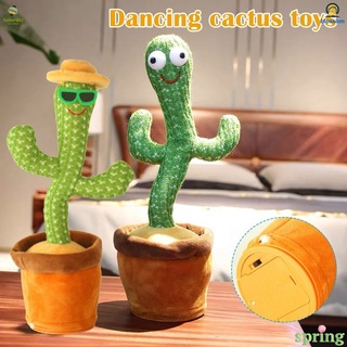 Tiktok Dancing Cactus juguete bailando Cactus felpa Shake juguete bailar planta juguete Mainan Boneka peluche Kaktus Tiktok/Goyang Un