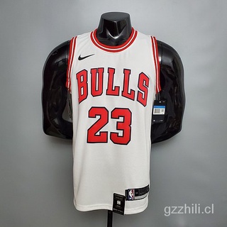 ❤Nba baloncesto Jordan Camisa #23 Jersey/camiseta de Nba blanca 23 Chicago Bulls uTpl