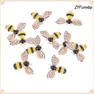 10 piezas adornos decorativos en forma de abeja para bolsas de joyería