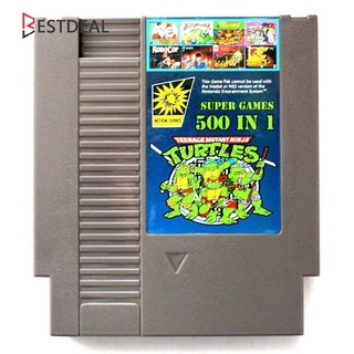 500 In 1 For For Nintend Classic Super Game Cartridge Contra TMNT Bubble