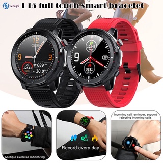 l15 smart led bluetooth reloj deportivo smart pulsera pulsera frecuencia cardíaca presión arterial oxígeno sangre prueba ip68 impermeable