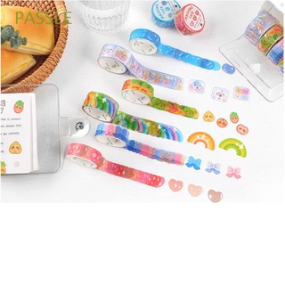 PASSLE Fruit Shaped Washi Tape DIY Masking Tape Dream Tape Sticker Scrapbooking Animals Photo Decor Stationery Hand Painted Sticky Paper