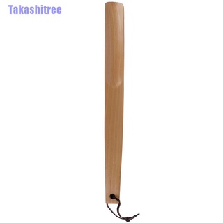Takashitree > 38 Cm De Mango Largo Zapato Cuernos Unisex Madera Cuerno Forma De Cuchara Zapatero Flexible